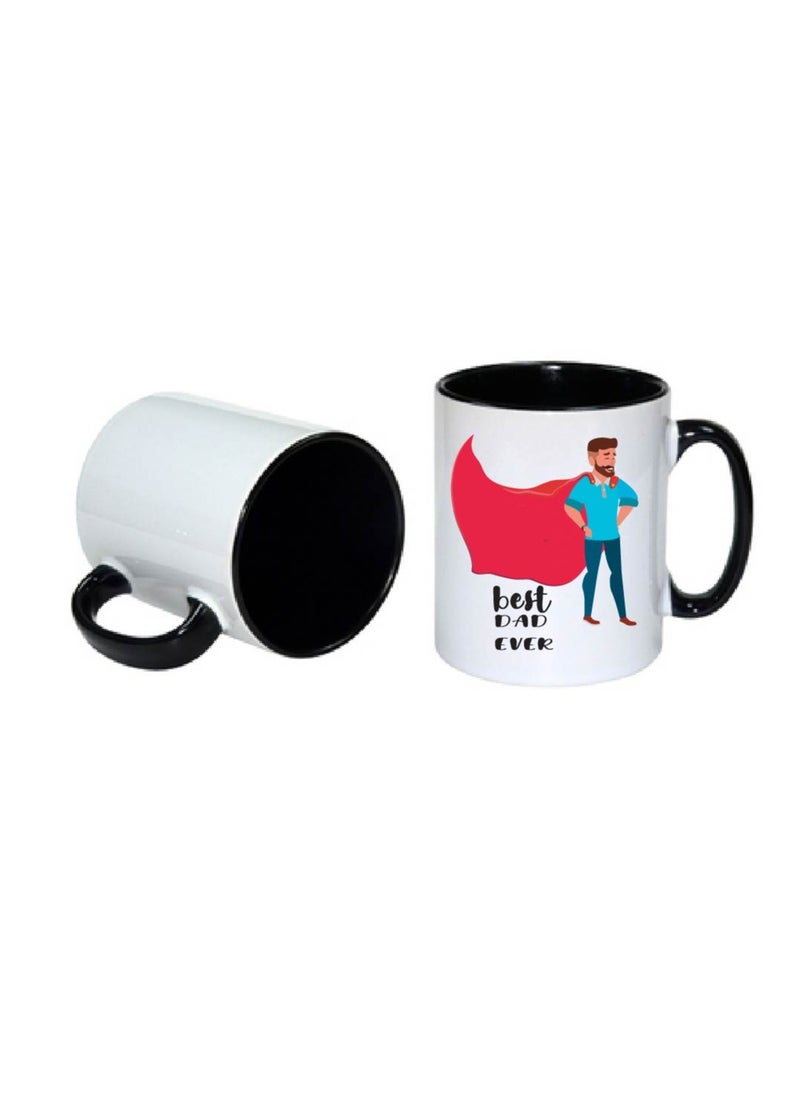 PRINTSHOP4ME Fathers Day Coffee Mug - Dad’s Birthday Gifts from Daughter Son - Gifts for Dad - Dad’s Black Ceramic Coffee Mug - Dad Gifts - Dad Appreciation Gifts - Gift for Daddy  - Image 2