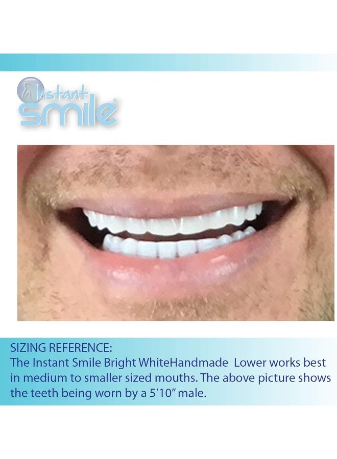 Instant Smile Handmade Bright White Lower Veneer - Image 3