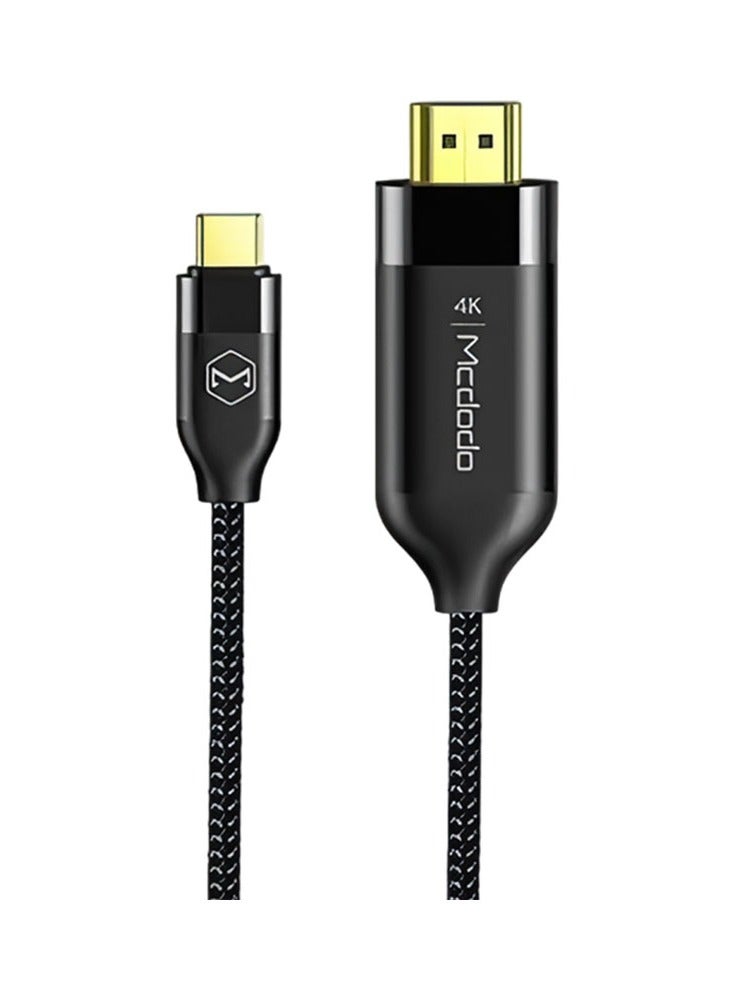 MCDODO CA-5880 USB-C TO HDMI CABLE 2M BLACK - Image 2