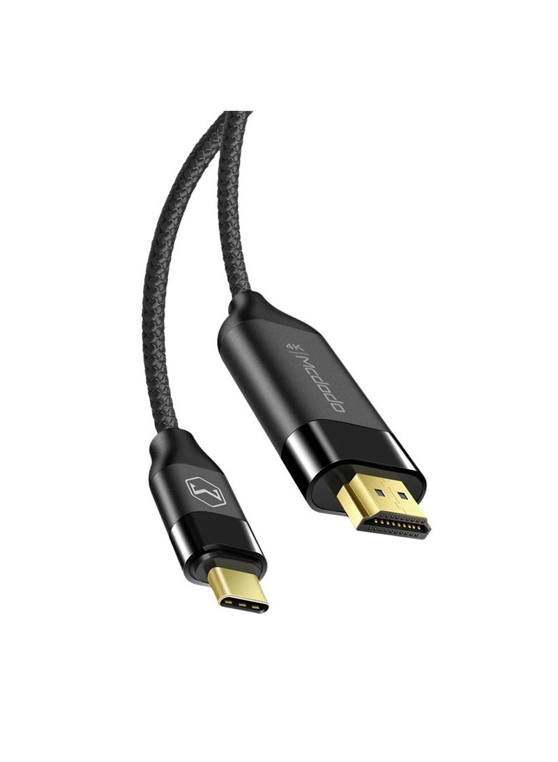 MCDODO CA-5880 USB-C TO HDMI CABLE 2M BLACK - Image 3