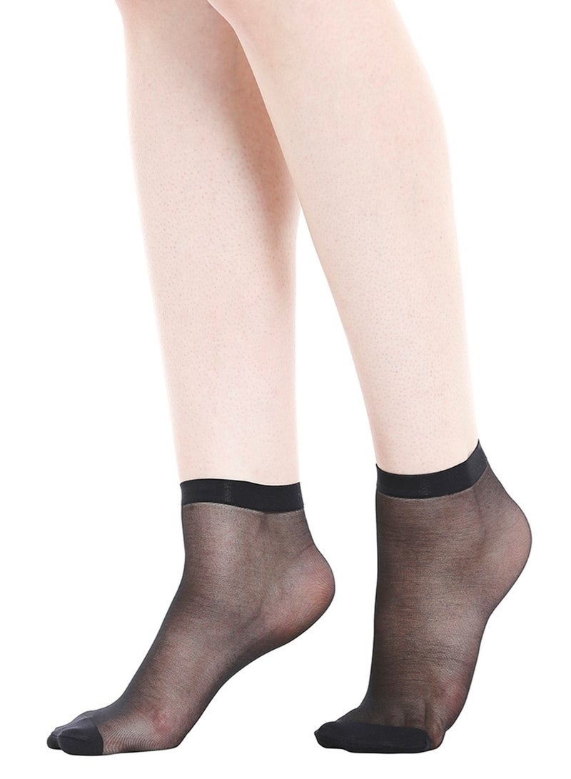 بي واي سي جوارب كاحل نسائية - أسود - عبوة من 6 قطع - Image 2