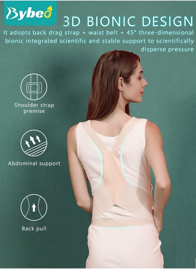 Bybeo - Pregnancy Belly Support Band Adjustable Breathable Maternity Support Belt with Shoulder Strap and Back Support - Image 1