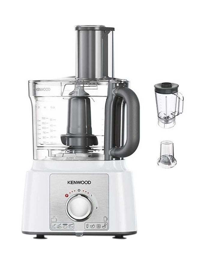 كينوود محضر طعام فائق الجودة 1.5 L 1000 W FDP65.750WH أبيض/ رمادي - Image 1