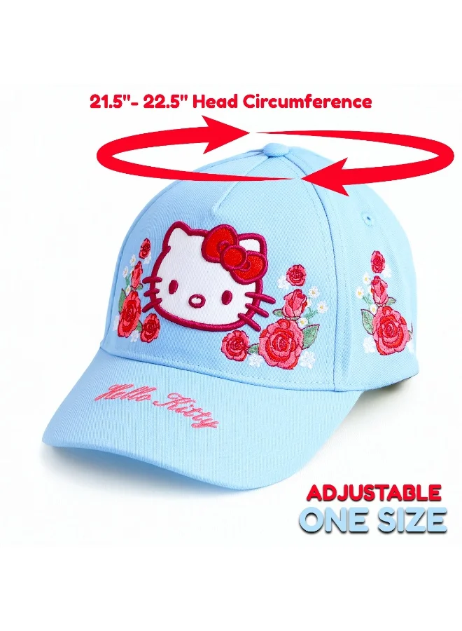 Sanrio Light Blue Sanrio Hello Kitty v6 Adult Premium Cap for Women | Best Price UAE