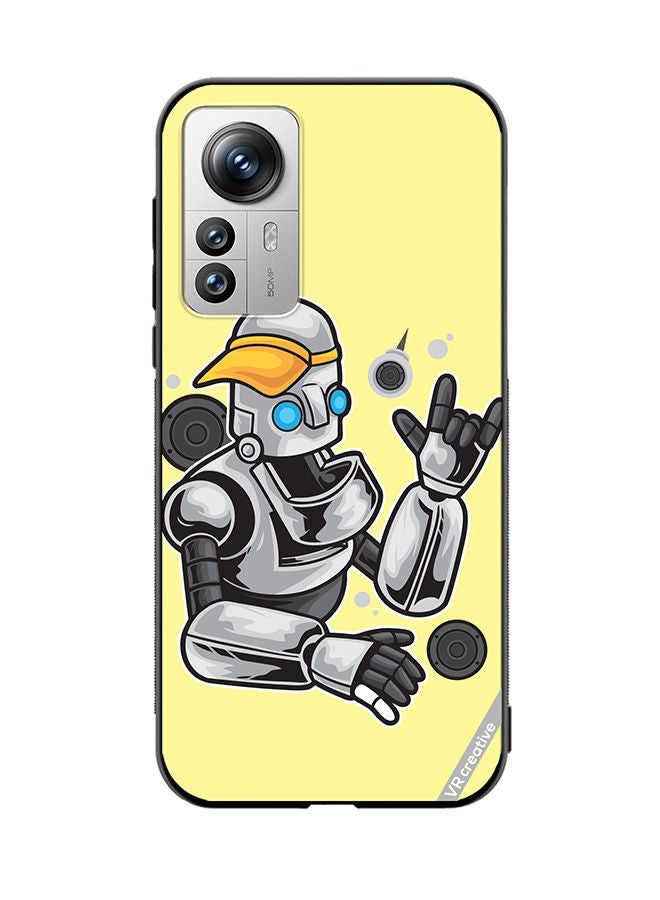 VR CREATIVE Protective Case Cover For Xiaomi 12X Cool Robot Design Multicolour - Image 1