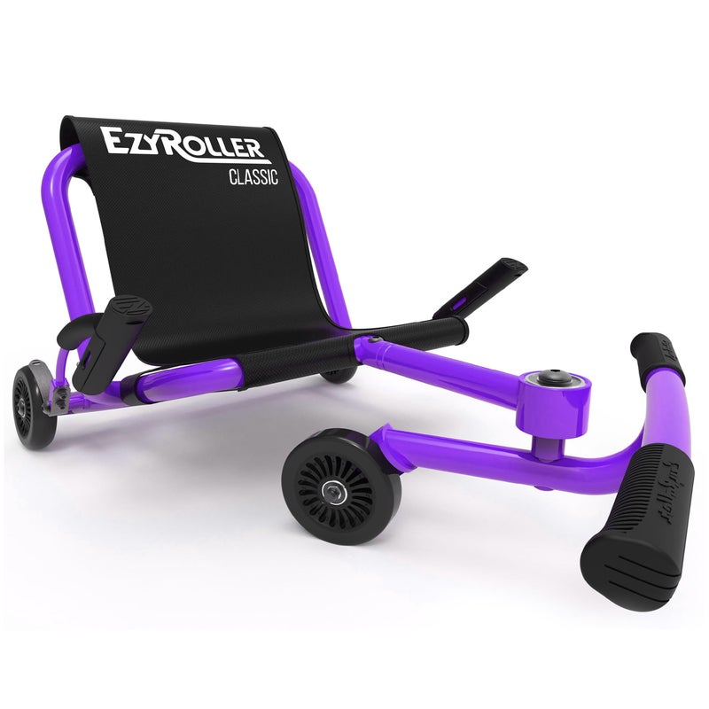 EzyRoller Classic Ride on Scooter for Kids Ages 4 Purple - Image 2