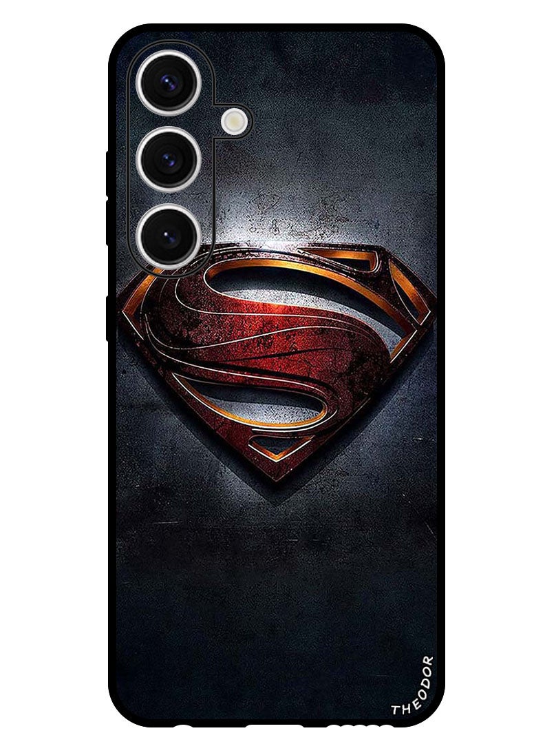 Theodor Protective Case Anti Scratch Shock Proof Bumper Cover For Samsung Galaxy S24 Plus Supe Man - Image 1