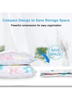 RION Vacuum Storage Bags with Hand Pump – 5-Pack Space Saver Bags for Clothes & Travel  - Image 5