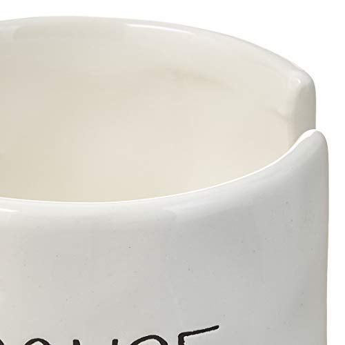 Mud Pie Kitchen Dish Sponge Holder Caddy, Off White - Image 3