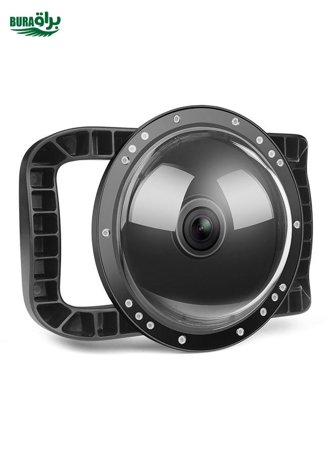 BURAQ XTGP546 Dome Port Underwater Diving Camera Lens Transparent Cover Housing Case with Handle Trigger For DJI Osmo Action  - Image 2