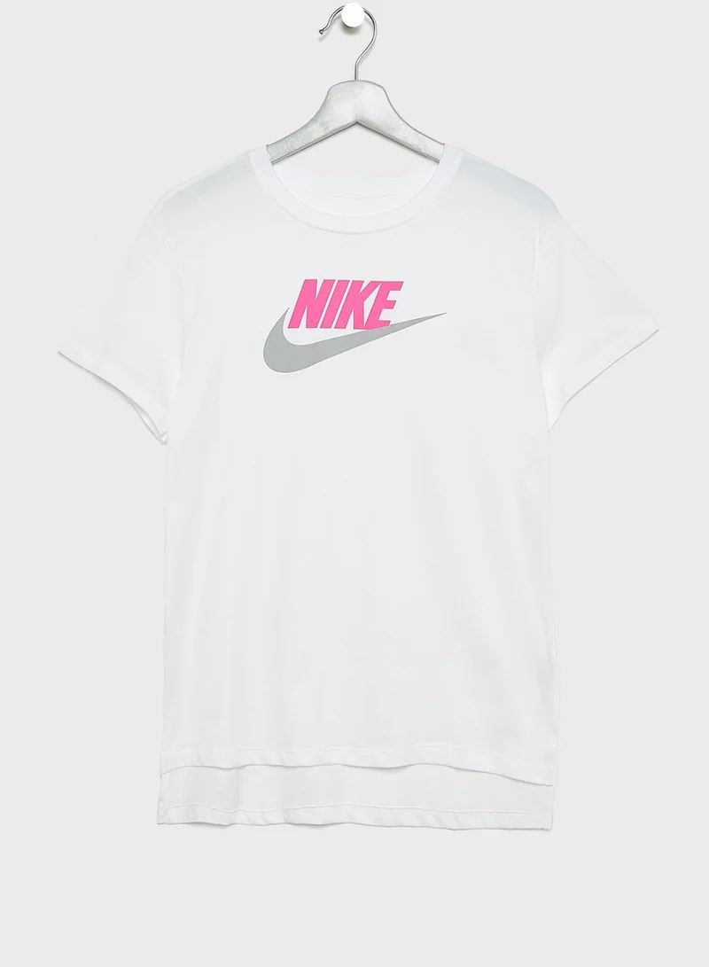 Nike Youth Basic Futura Droptail  T-Shirt