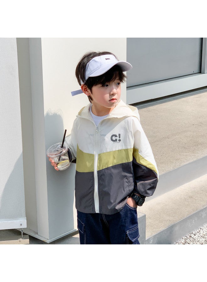 Zuoxi Boys' Summer Jacket Lightweight Breathable Kids' Hooded Sun Protection Windbreaker Outdoor Jackets For Boys And Big Kids - Image 4