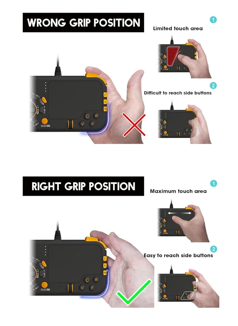 ماركة غير محددة - وحدة تحكم الألعاب DarkWalker ShotPad FPS TouchPad لأجهزة الكمبيوتر / PS4 / PS5 / Xbox One / Xbox Series S|X - Image 1