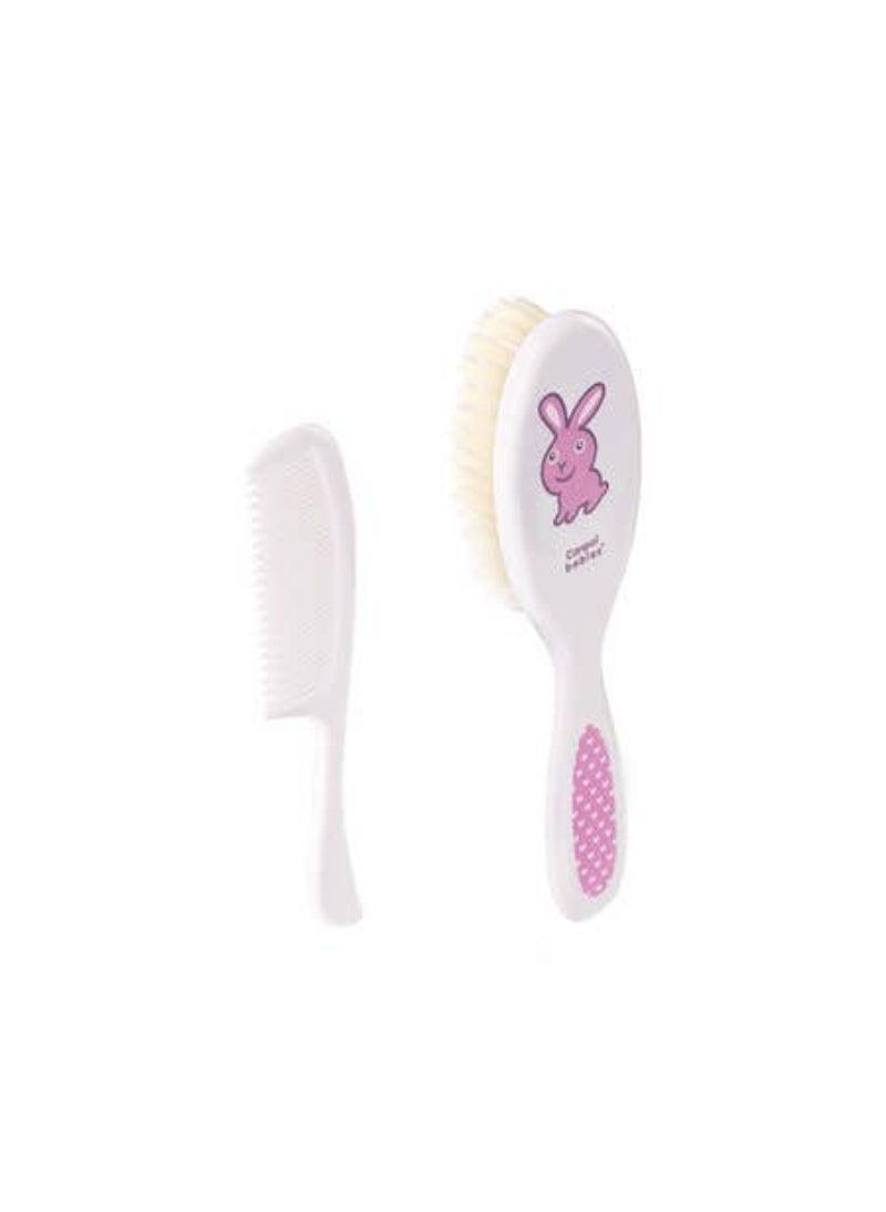 Canpol babies Canpol Hair Brush And Comb Set Soft Fruits