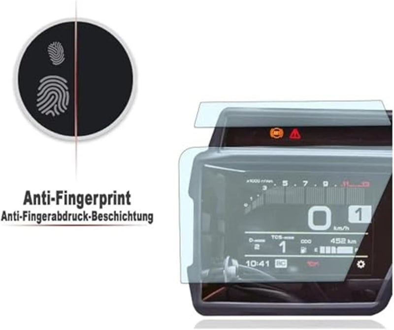 Vuzmode Motorcycle Scratch Cluster Screen Protector - Image 5