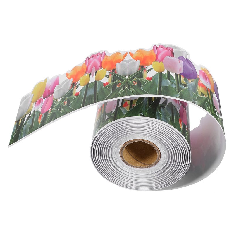 1 Roll of Decorative Border Paper Pattern Border Trim Cartoon Border Sticker - Image 1