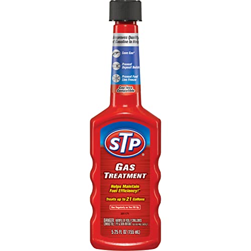 STP Gas Treatment, Bottled Fuel System Cleaner Improves Gas Quality, 5.25 Oz - Image 1