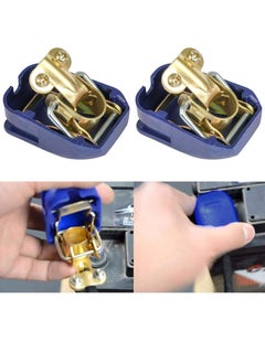 Excefore Quick Release 12V Battery Terminals Clamps Connectors, 2 Pcs Battery Terminals Clamps Connectors Quick Disconnect Terminals for Car Caravan Motorhome (Red and Blue)  - Image 4