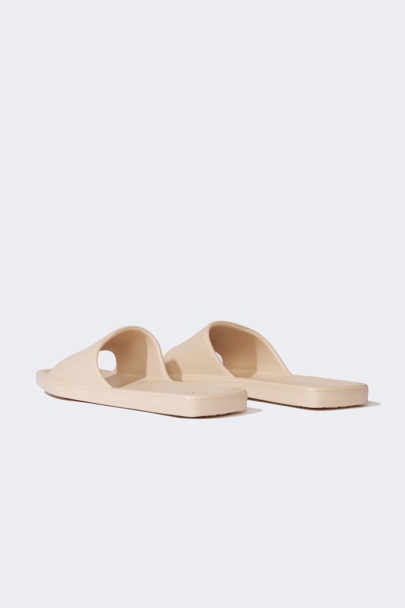 DeFacto Beige Woman Woman Flat Sole Eva Slippers Casual - Image 3