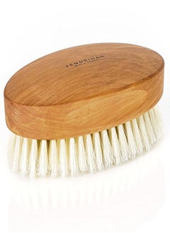 Fendrihan Genuine Boar Bristle And Pear Wood Military Hair Brush, Made In Germany Verysoft Light Bristle  - Image 1