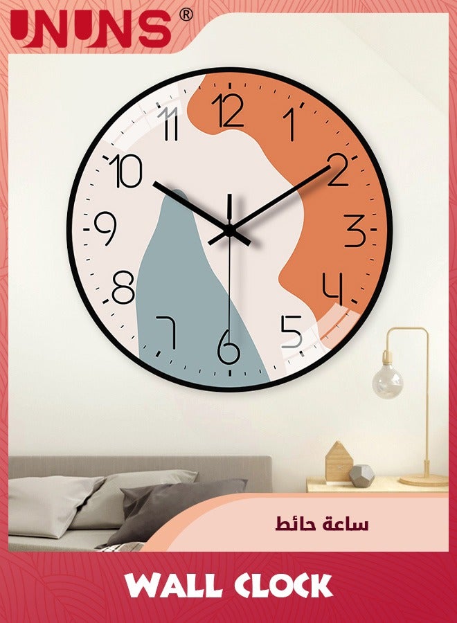 UNUNS Wall Clocks,12 Inch/30cm Silent Non Ticking Modern Wall Clock For Living Room Bedroom Kitchen Office Classroom Decor,Battery Operated - Image 4