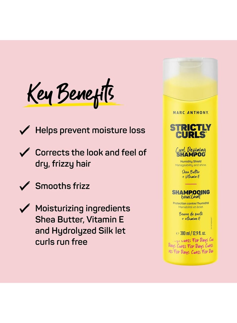 Marc Anthony Strictly Curls Curl Defining Shampoo 380ml — Enhances & Defines Natural Curls - Image 2