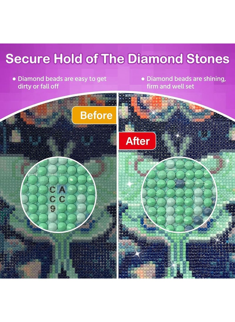 HASTHIP HASTHIP 120ML Diamond Painting Sealer 5D Diamond Art Glue Sealer Diamond Painting Glue Accessories Permanent Hold Shine Effect Sealer for Diamond Painting and Puzzle Glue  - Image 5