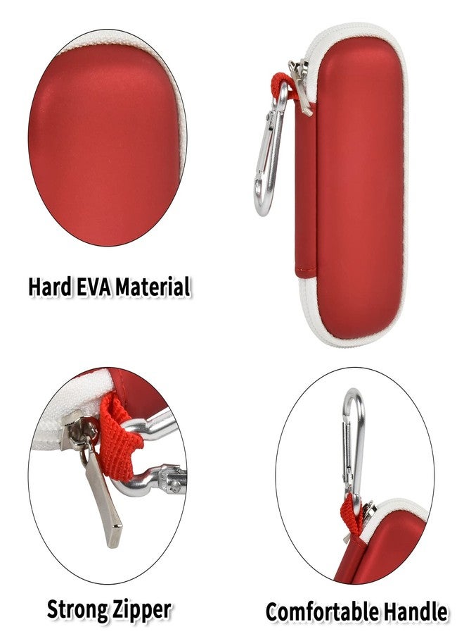 Comecase Case Compatible with KardiaMobile 6-Lead/for 1-Lead/for KardiaMobile 6L Max Personal EKG Monitor, Heart Rate Moitor Storage Holder - Red(Bag Only) - Image 3