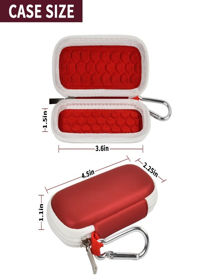 Comecase Case Compatible with KardiaMobile 6-Lead/for 1-Lead/for KardiaMobile 6L Max Personal EKG Monitor, Heart Rate Moitor Storage Holder - Red(Bag Only) - Image 5