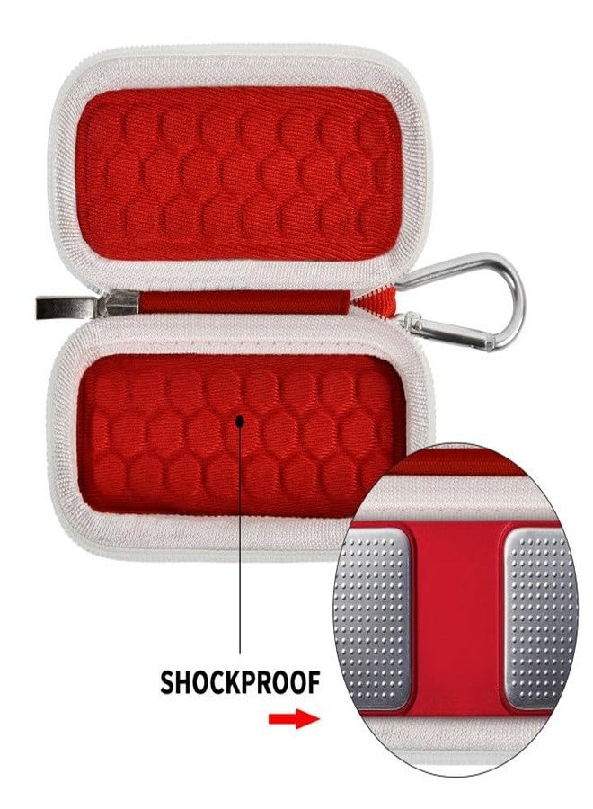 Comecase Case Compatible with KardiaMobile 6-Lead/for 1-Lead/for KardiaMobile 6L Max Personal EKG Monitor, Heart Rate Moitor Storage Holder - Red(Bag Only) - Image 4