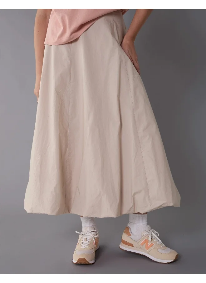امريكان ايجل AE High-Waisted Maxi Bubble Skirt