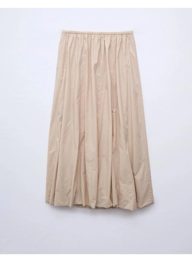 American Eagle AE High-Waisted Maxi Bubble Skirt