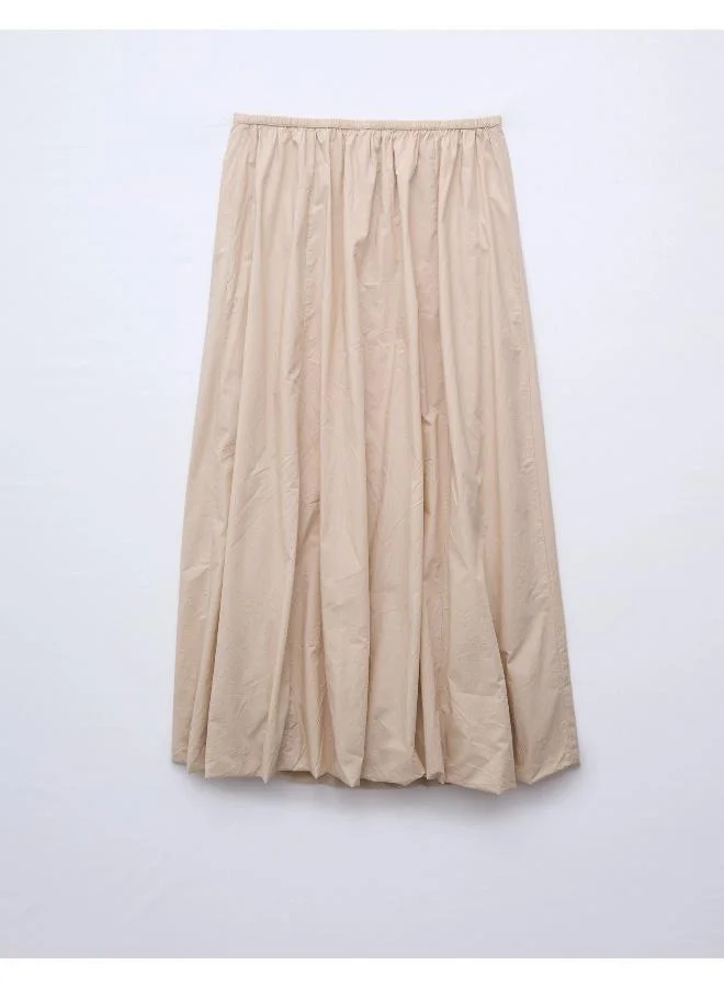 American Eagle AE High-Waisted Maxi Bubble Skirt
