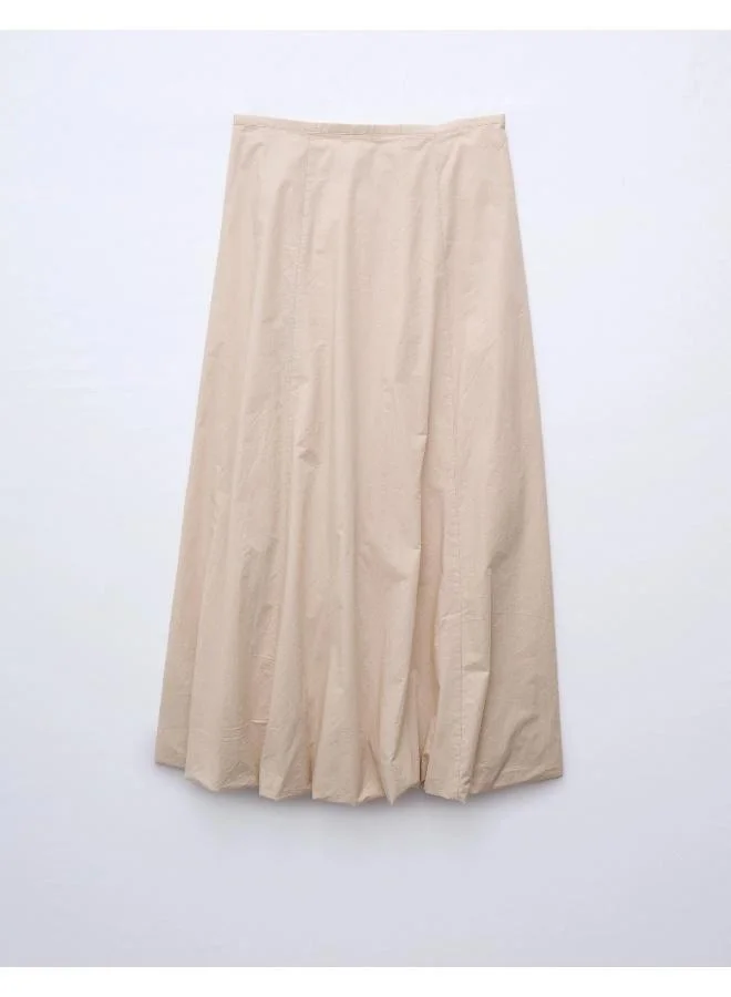 American Eagle AE High-Waisted Maxi Bubble Skirt
