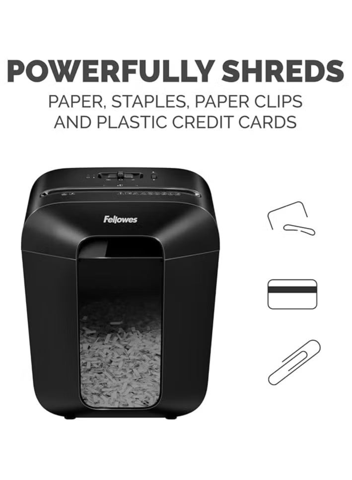 Fellowes مُحَطِّم الورق المنزلي Fellowes LX50-DB بقوة 9 ورقات - Image 4