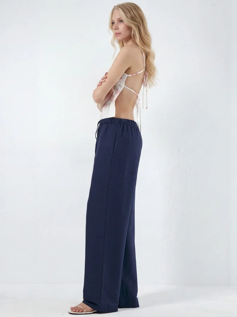 هيكاب Flowy Linen Pants