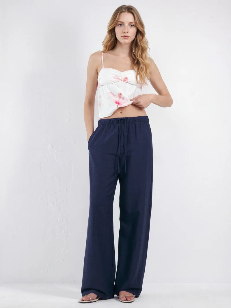HICCUP Flowy Linen Pants