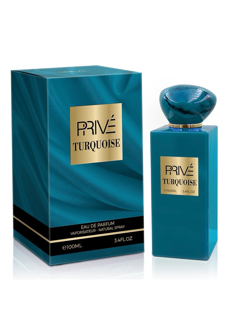 PRIVE Turquoise Eau De Parfum For Unisex - 100 ML  - Image 1