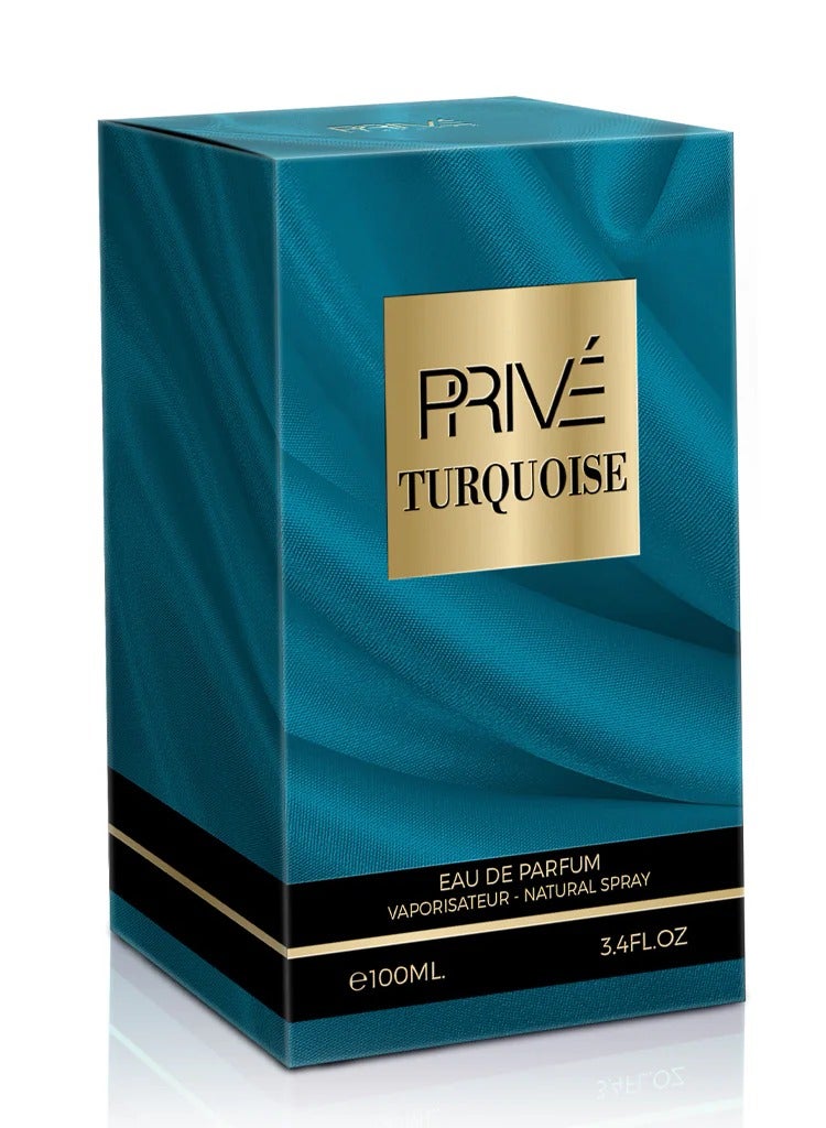 PRIVE Turquoise Eau De Parfum For Unisex - 100 ML  - Image 2