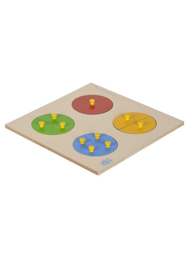 Skillofun Wooden Parts Of Circle Tray (With Knobs) - Image 2