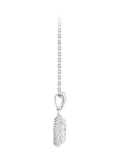 AWNL Square Serenity Sterling Silver Pendant Necklace with CZ Diamonds, Plated 18K Gold Gift for Women Girlfriend Wife  - Image 5