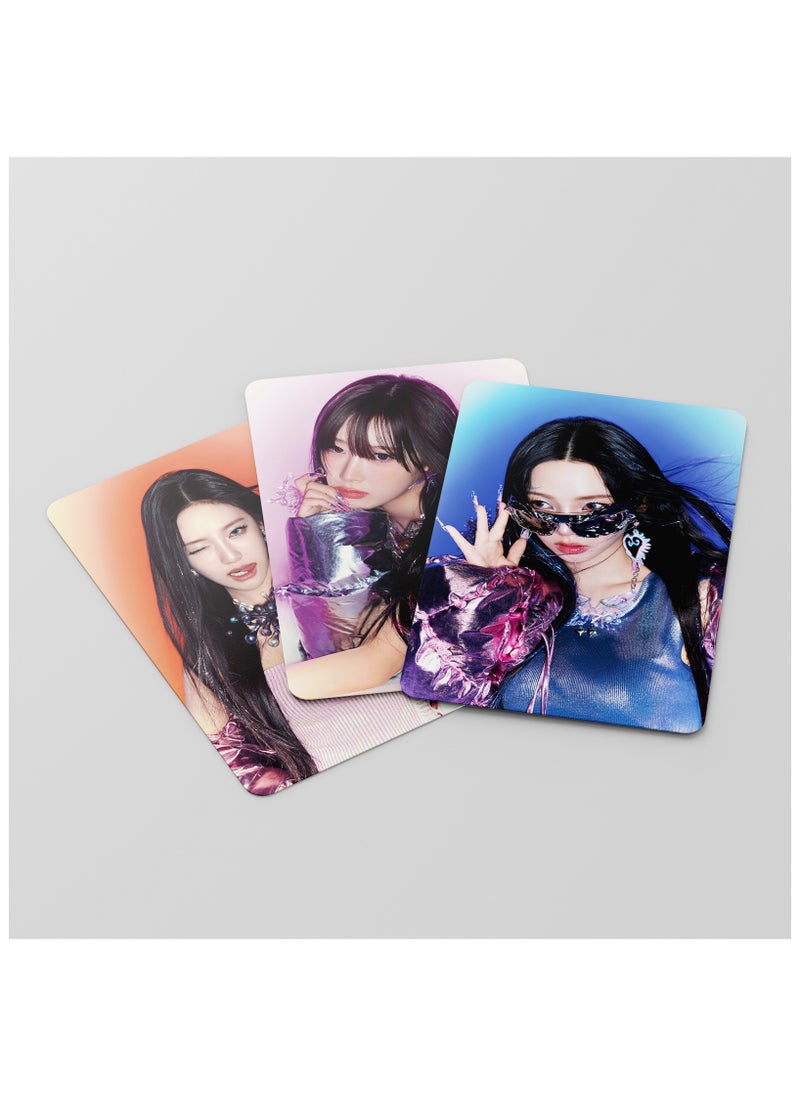 EHOME - 55Pcs Aespa new album Armageddon Lomo Card - Image 1