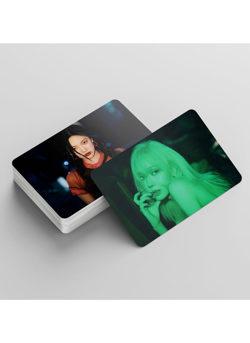 EHOME - 55Pcs Aespa new album Armageddon Lomo Card - Image 1