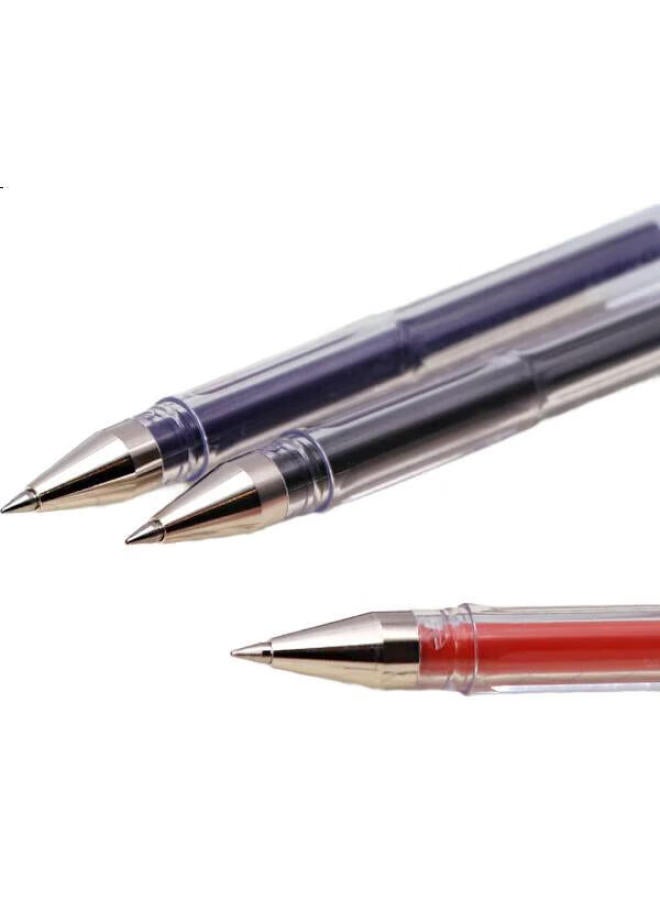 Uni Mitsubishi Uni-Ball Um-100 Red Pen, Stylish 0.5Mm Red Gel Pen, For Business, Students, Exams, And Practice, Water-Based Ink, 3 Pcs - Image 3