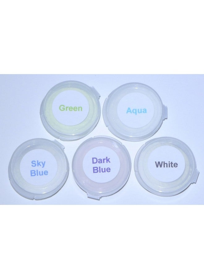 Art 'N Glow Neutral 5 Color Pack Glow In The Dark Pigment Powder 12G Each 60G Total - Image 2
