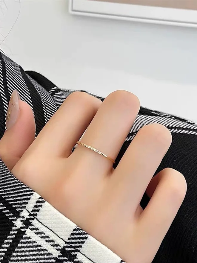Styli Dainty Gold Plated Ring