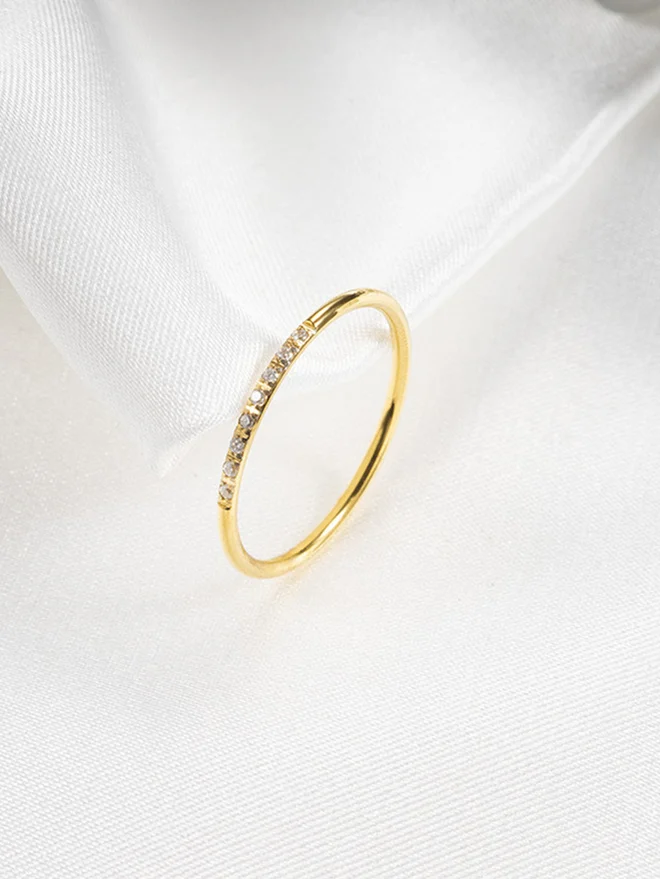 Styli  Dainty Gold Plated Ring for Women | Best Price UAE