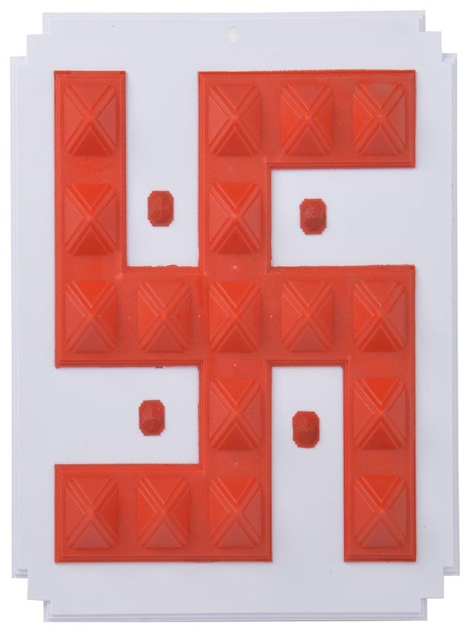 ANCS Shubham Swastik Yantra for Fortune and Wellness - I - 9" X 9" - Image 1