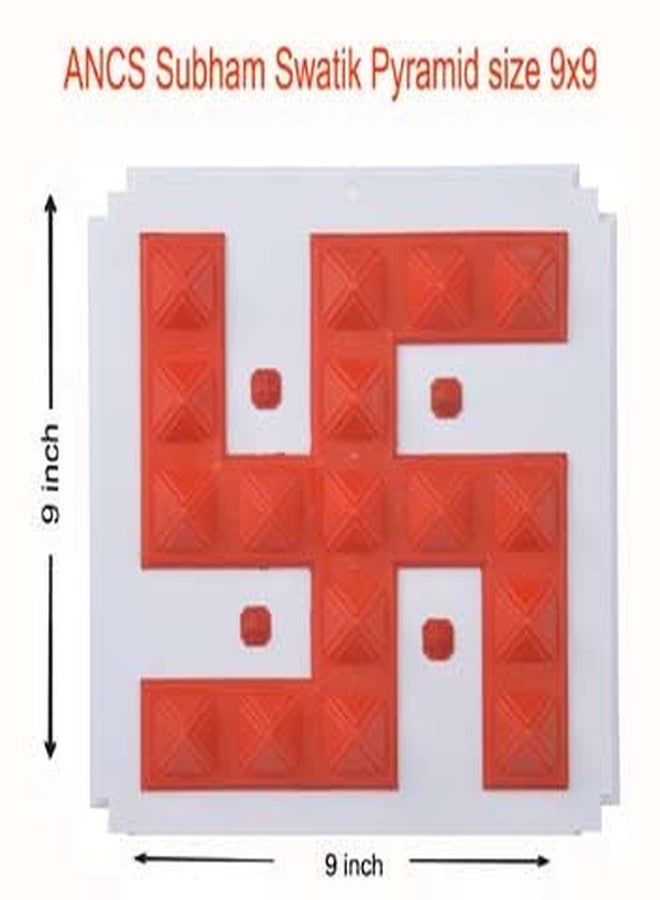 ANCS Shubham Swastik Yantra for Fortune and Wellness - I - 9" X 9" - Image 4