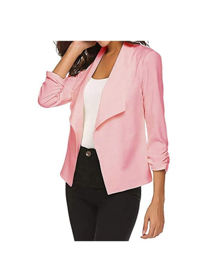 KUYING Long Sleeved Simple Thin Women's Small Suit  - Image 2